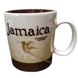 Starbucks 2018 Jamaica 16 oz  Hummingbird Coffee Mug - Brown, Collectible